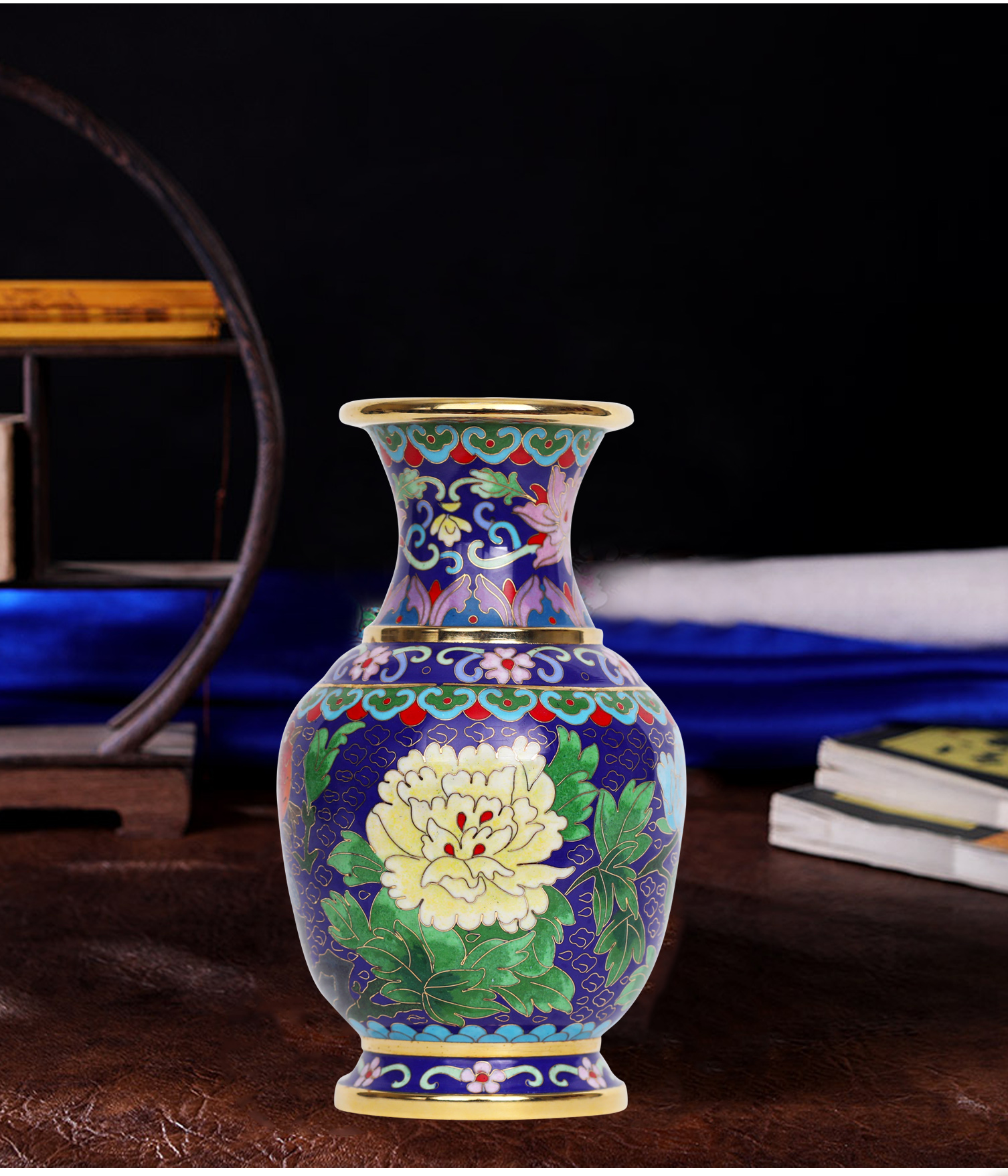 中藝堂】《景泰蓝花瓶》_小件作品_景泰蓝_景泰蓝丨玉器_北京·中藝堂